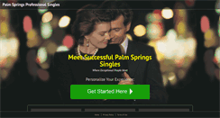 Desktop Screenshot of palmspringsprofessionalsingles.com