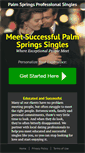 Mobile Screenshot of palmspringsprofessionalsingles.com
